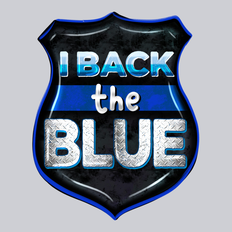I Back The Blue 4th Of July Heavyweight Sweatshirt by CowGirlArtShop | Teevron