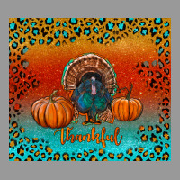 Thankful With Turkey And Pumpkins Vintage Hoodie | Teevron