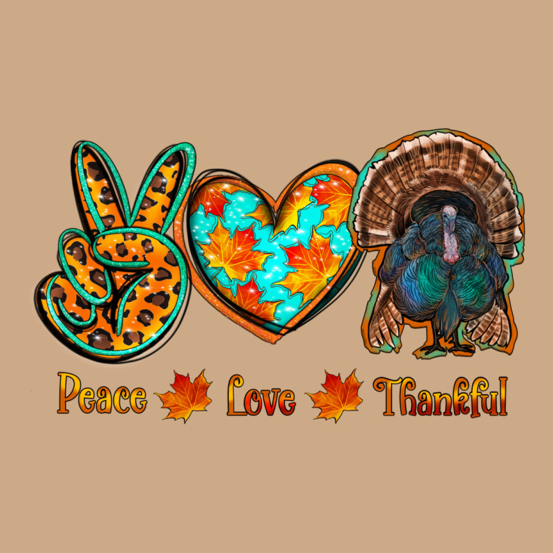 Peace Love Thankful Vintage Hoodie by RanaPortraitStore | Teevron