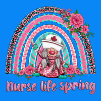 Nurse Life Spring Rainbow Zipper Hoodie | Teevron
