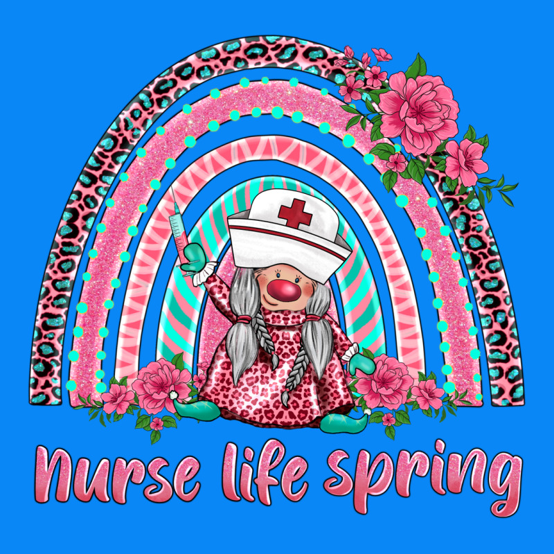 Nurse Life Spring Rainbow Zipper Hoodie by BarkalooDesign | Teevron