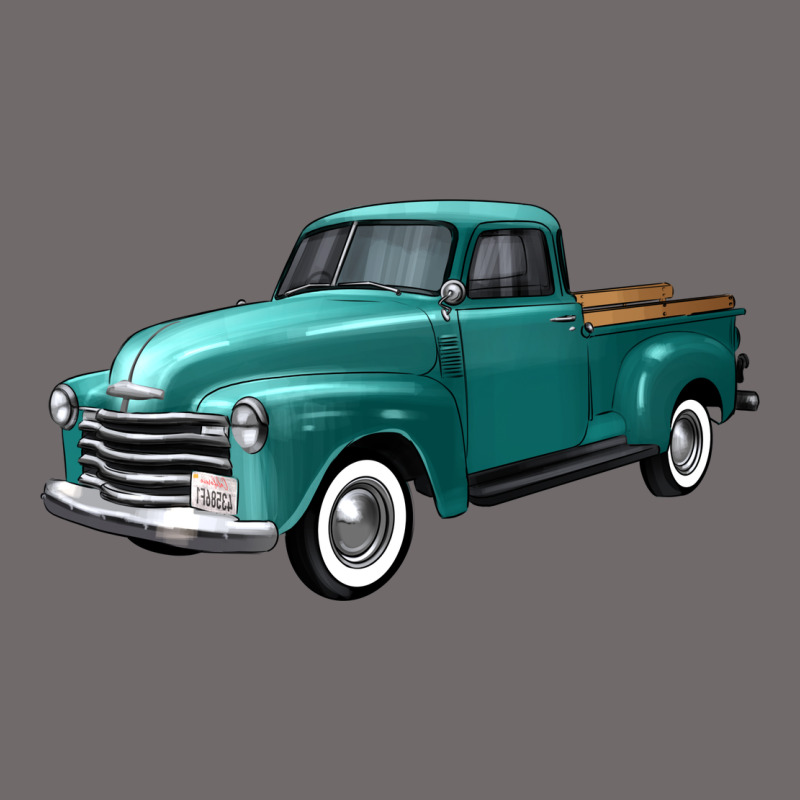 Western Truck Left 34 View Urban Heavy Tee by FaDigitalArtStudio | Teevron