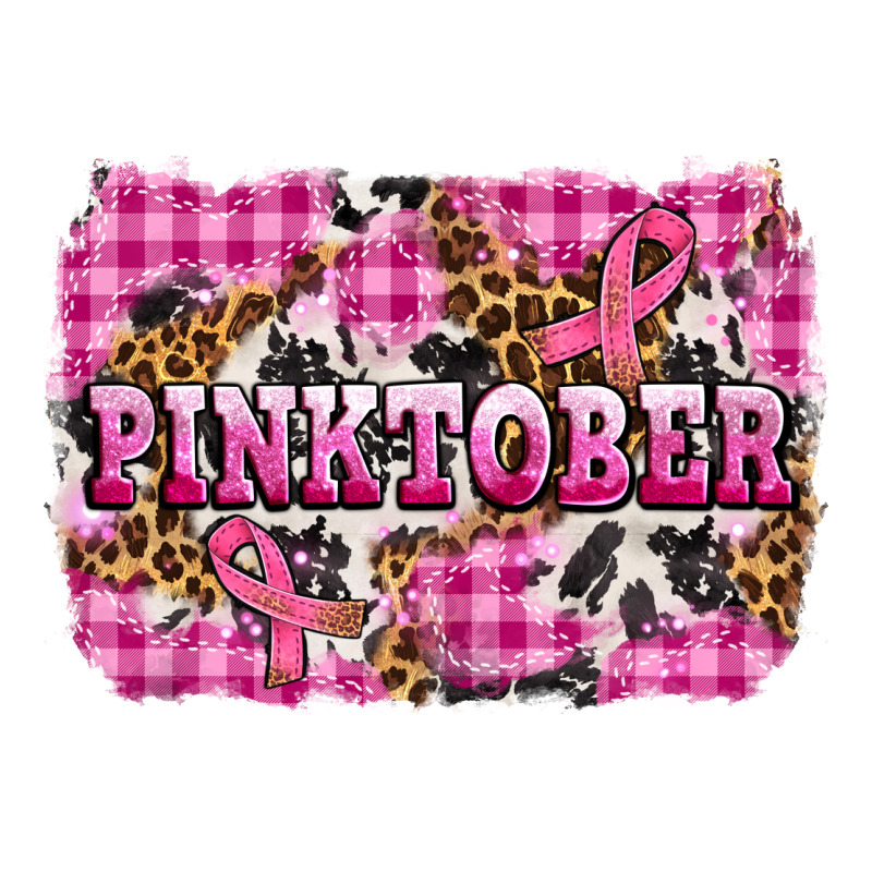 Pinktober With Cancer Ribbon Ladies Tee by AdoDesignShop | Teevron