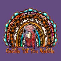 Gobble Till You Wobble Thanksgiving Rainbow Vintage Hoodie | Teevron