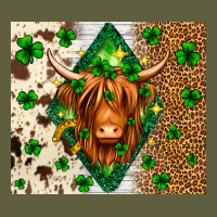St. Patrick's Day Highland Cow Vintage Tee | Teevron