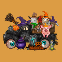 Halloween Farm Animals Truck Urban Heavy Tee | Teevron