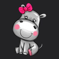 Cute Hippopotamus Vintage Tee | Teevron