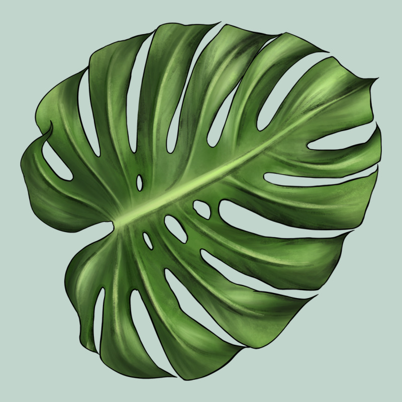 Monstera Leaf Zipper Hoodie by LillyAllenDesigns | Teevron