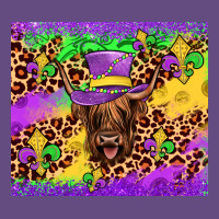 Highland Cow Mardi Gras Tumbler Vintage Hoodie | Teevron