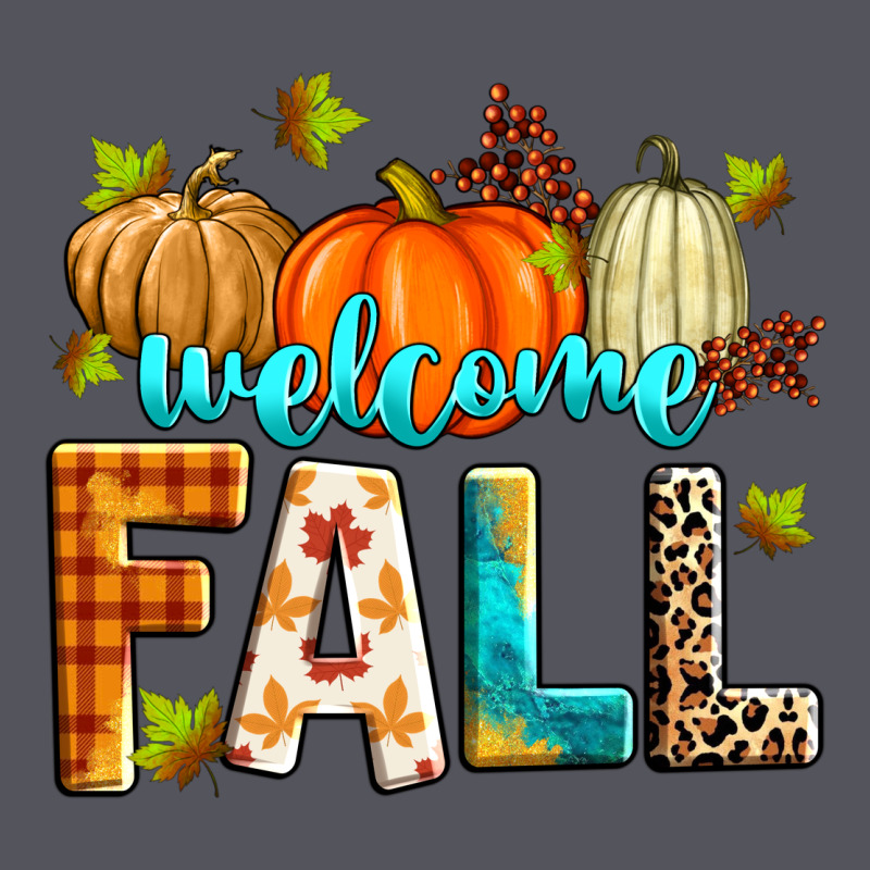 Welcome Fall Vintage Hoodie by Zillion Design Studio | Teevron