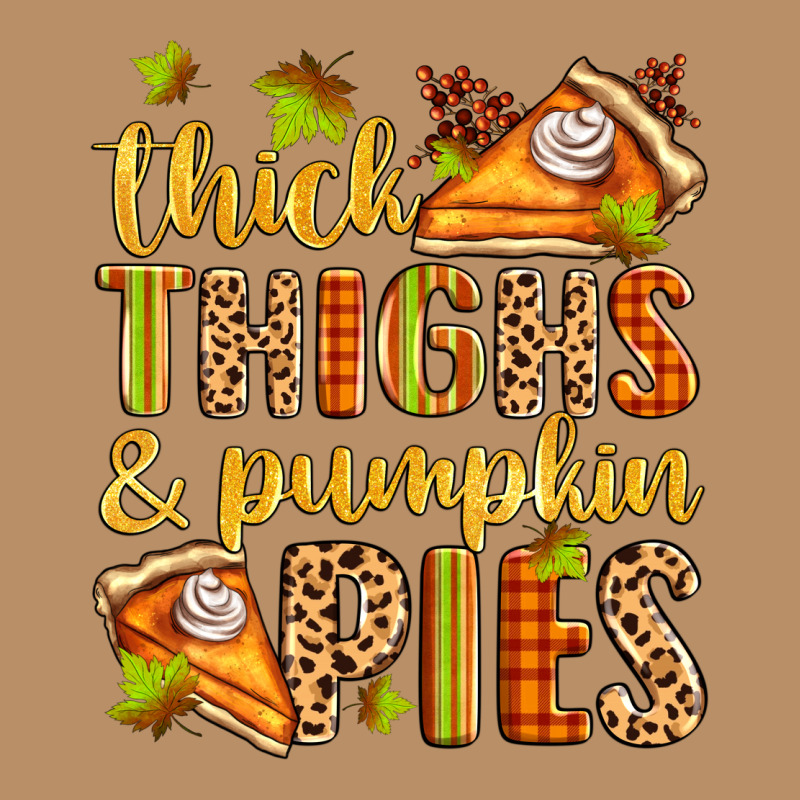 Thick Thighs And Pumpkin Pies Vintage Hoodie by Zillion Design Studio | Teevron