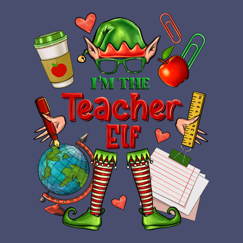 Im The Teacher Elf Vintage Tee by FaDigitalArtStudio | Teevron