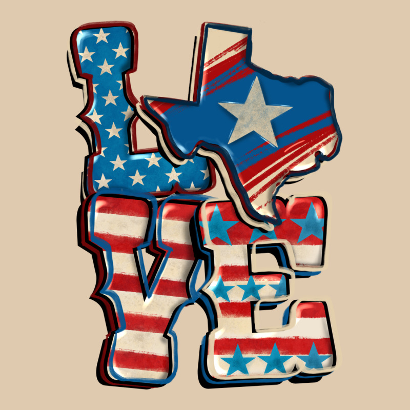 Love Texas  4th Of July Heavyweight Sweatshirt by CowGirlArtShop | Teevron