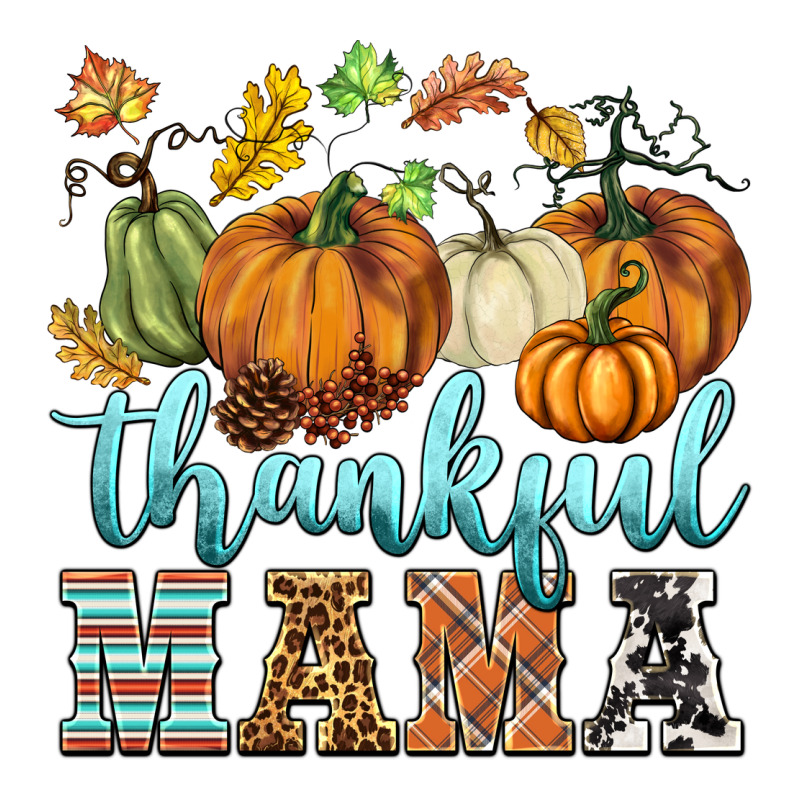 Thankful Mama Premium Tee by BarkalooDesign | Teevron