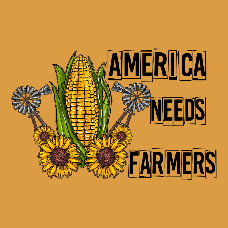 America Needs Farmers Urban Heavy Tee by CowhideDigitalArt | Teevron