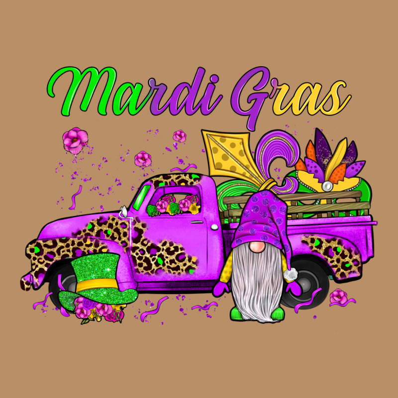 Mardi Gras Truck Gnome Vintage Hoodie by JahusDesignShop | Teevron