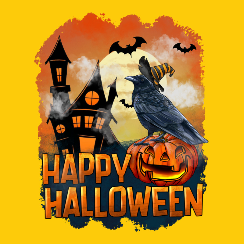 Happy Halloween With Crow Premium Hoodie by LillyAllenDesigns | Teevron