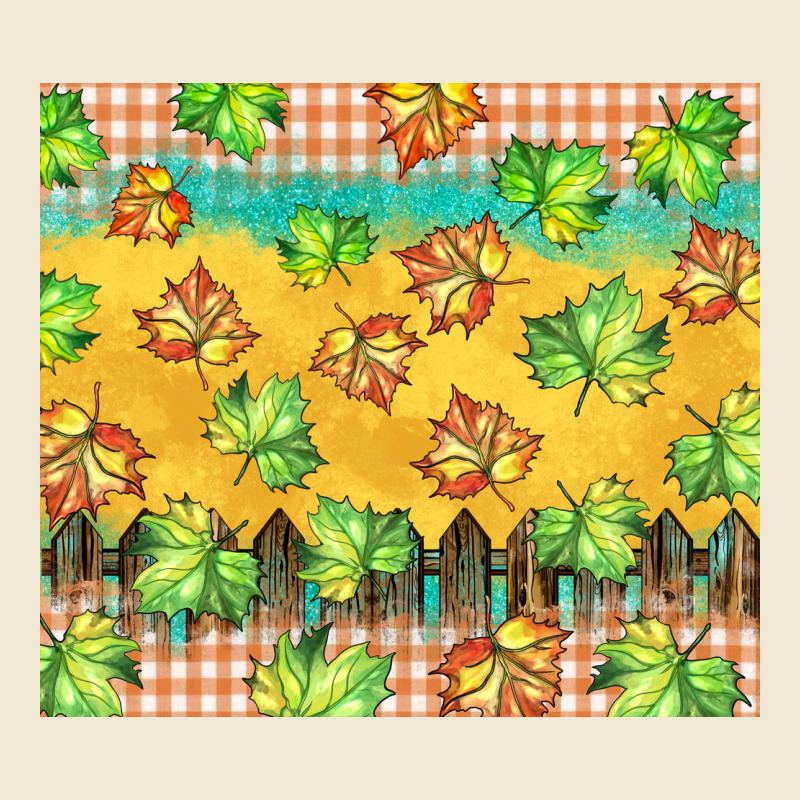 Fall Leaf Tumbler Premium Tee by BarkalooDesign | Teevron