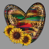 Western Sunflowers Heart Vintage Hoodie | Teevron