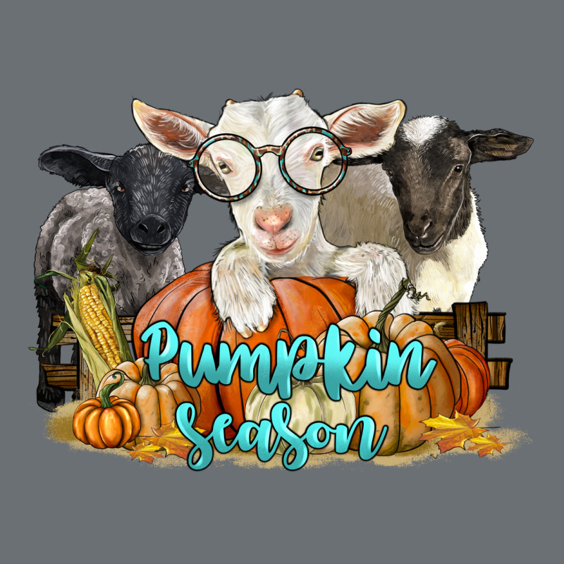 Pumpkin Season With Baby Sheeps And Goat Premium Hoodie by LillyAllenDesigns | Teevron