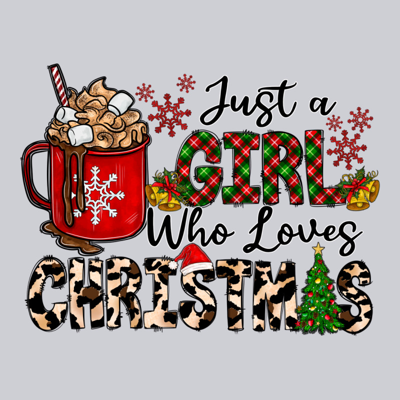Just A Girl Who Loves Christmas Heavyweight Sweatshirt by CowhideDigitalArt | Teevron
