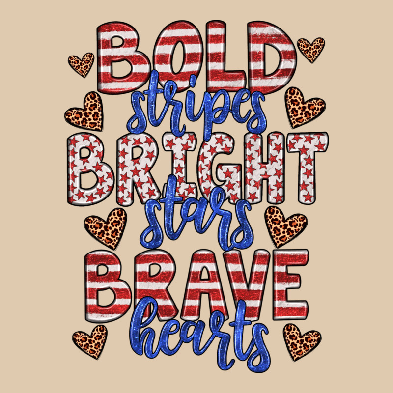 Bold Stripes Bright Stars Brave Hearts Classic Tee by JahusDesignShop | Teevron