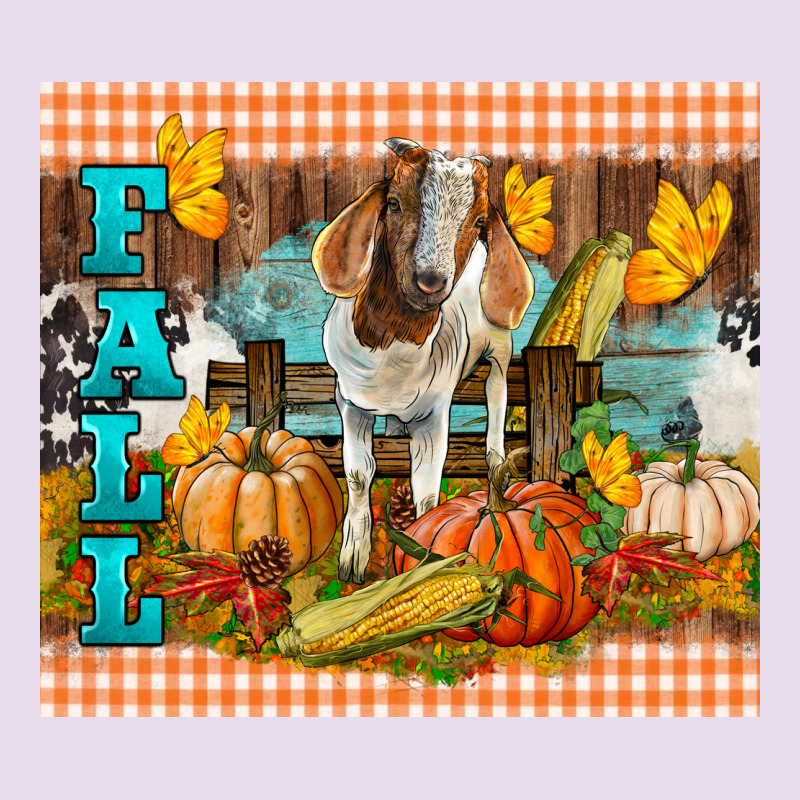 Fall With Baby Goat Premium Hoodie by LillyAllenDesigns | Teevron