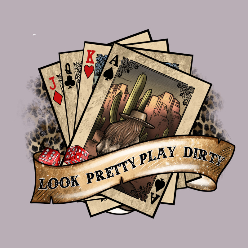 Look Pretty Play Dirty Vintage Tee by SublimationCraftShop | Teevron