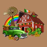 Barn St Patricks With Truck And Shamrocks Long Sleeve Tee | Teevron