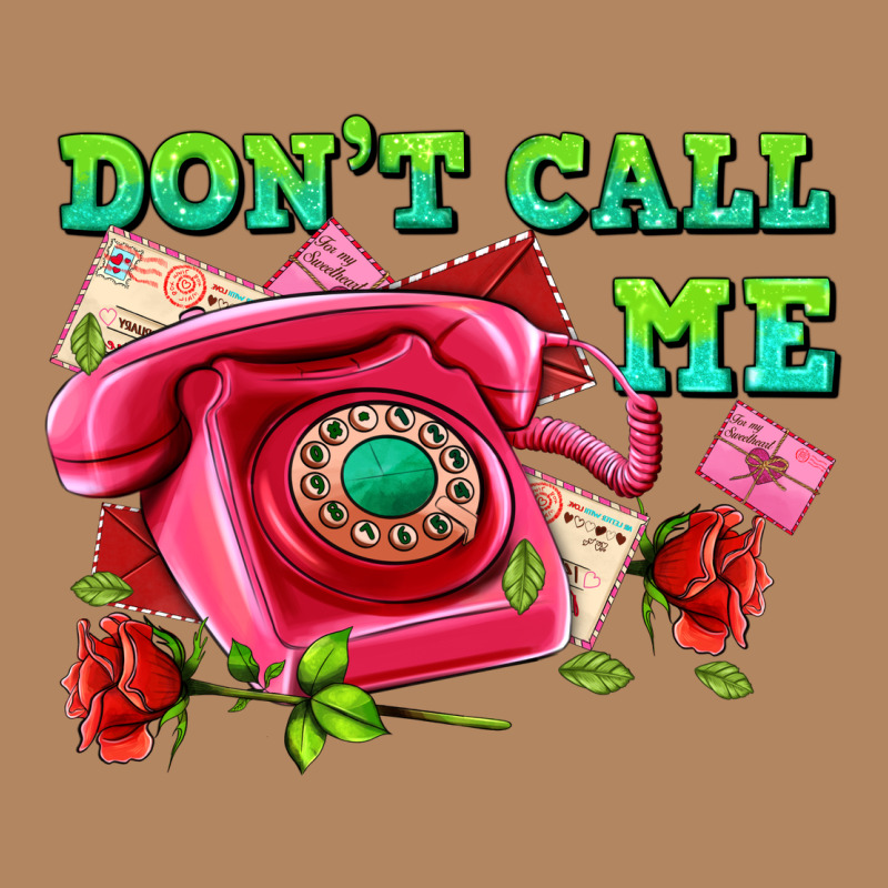Dont Call Me With Pink Phone And Letters Long Sleeve Tee by AdoDesignShop | Teevron