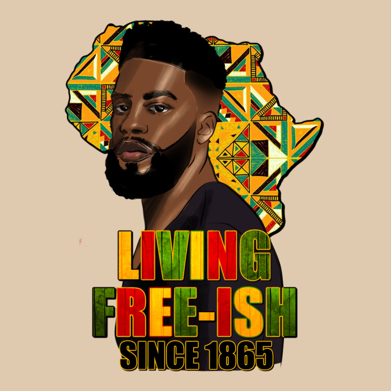 Juneteenth Living Freeish Since 1865 Heavyweight Sweatshirt by HRA Design Shop | Teevron