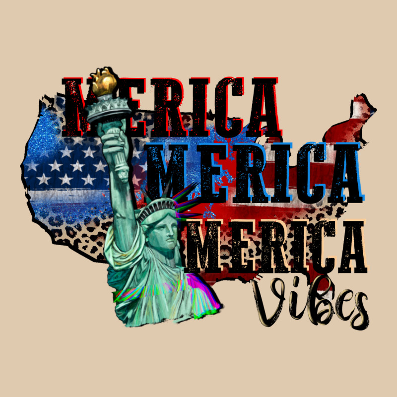 Merica Merica Merica Vibes 4th Of July Heavyweight Sweatshirt by CowGirlArtShop | Teevron