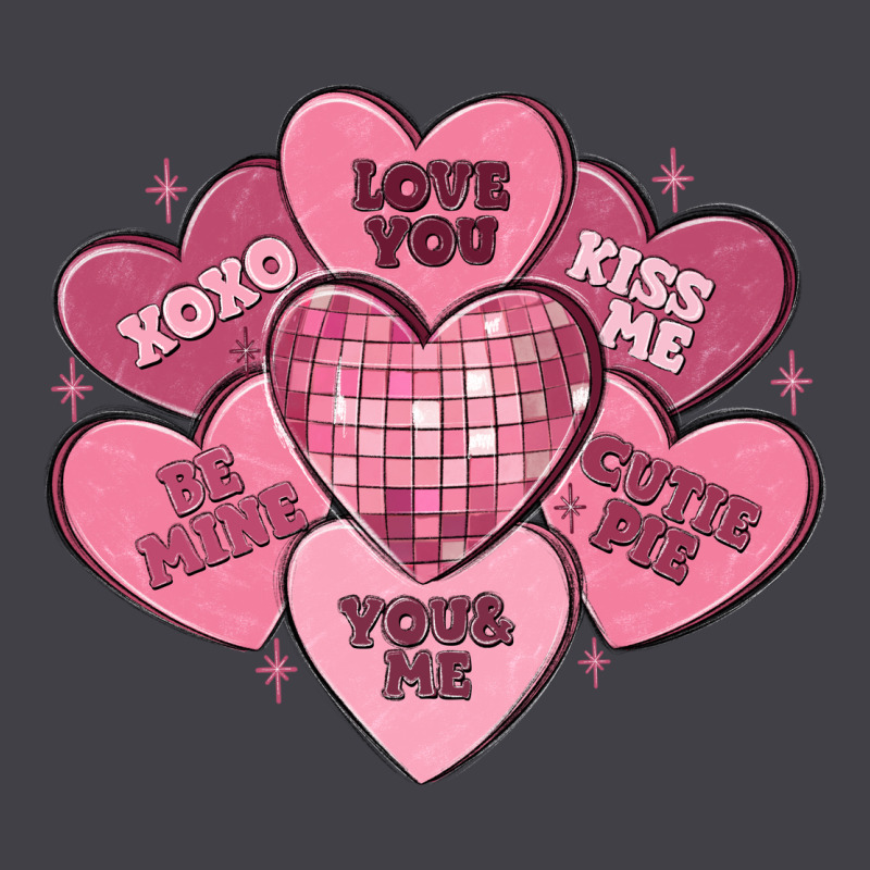 Valentines Conversation Hearts Heavyweight Hoodie by MaliasSmallBusiness | Teevron