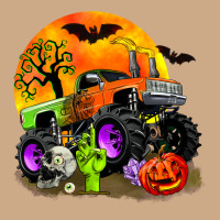 Halloween Monster Truck Vintage Hoodie | Teevron