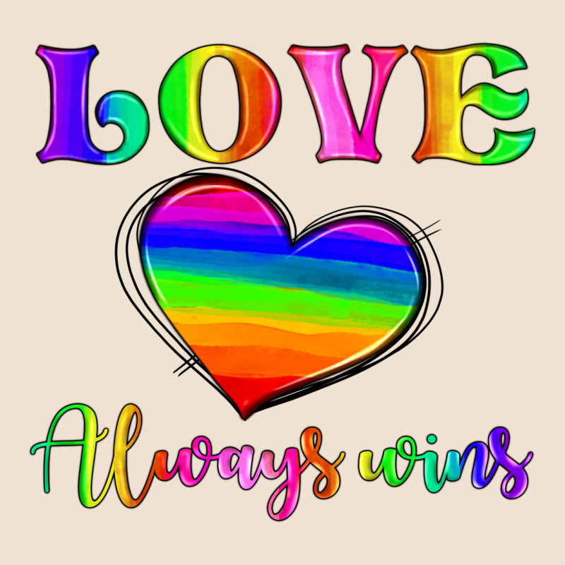 Love Always Wins Urban Heavy Tee by HRA Design Shop | Teevron
