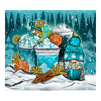 winter coffee cups with gnome | Teevron