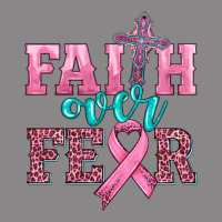 Faith Over Fear With Cross And Ribbon Vintage Tee | Teevron