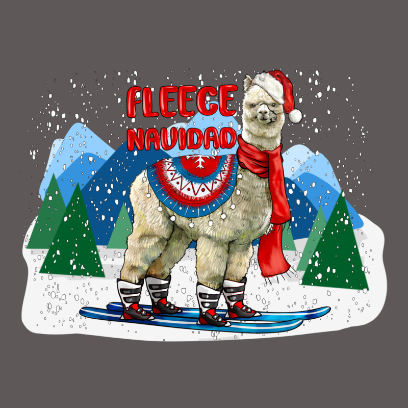 Fleece Navidad Alpaca Mountains Premium Hoodie by LillyAllenDesigns | Teevron
