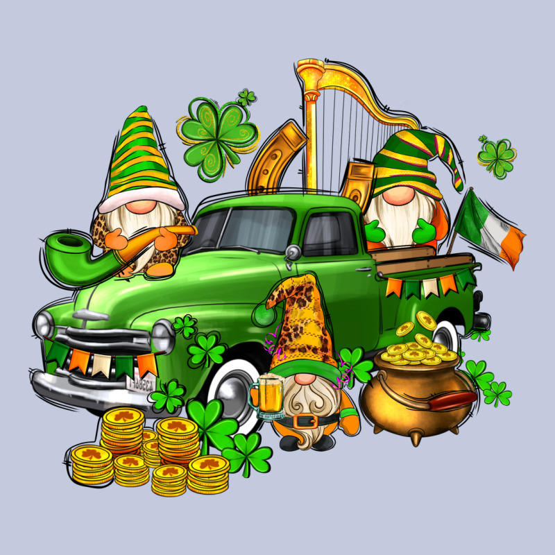 St Patricks Gnomes  With Farm Truck Long Sleeve Tee by AdoDesignShop | Teevron