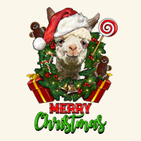 Merry Christmas Alpaca Face Premium Hoodie | Teevron