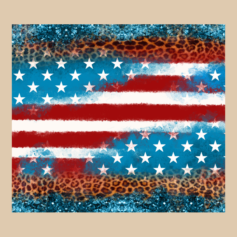 Leopard Glitter American Flag Tumbler Heavyweight Sweatshirt by Neo Western | Teevron