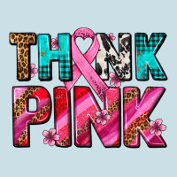 Think Pink Cancer Ribbon Ladies Tee | Teevron