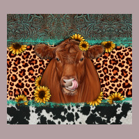 Red Angus Leopard Vintage Hoodie | Teevron