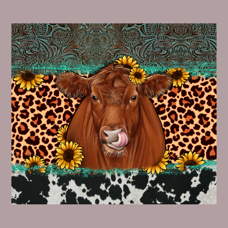 Red Angus Leopard Vintage Hoodie by JahusDesignShop | Teevron