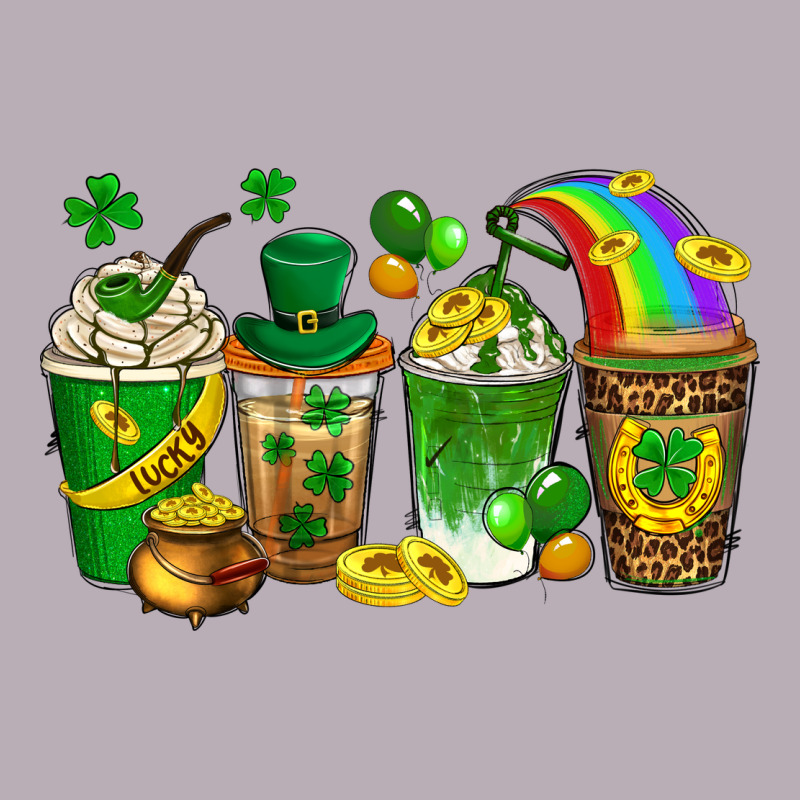 St. Patricks Day Coffee Drinks Vintage Tee by Neo Western | Teevron