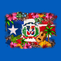 Dominican Republic And Puerto Rico Flag Urban Hoodie | Teevron
