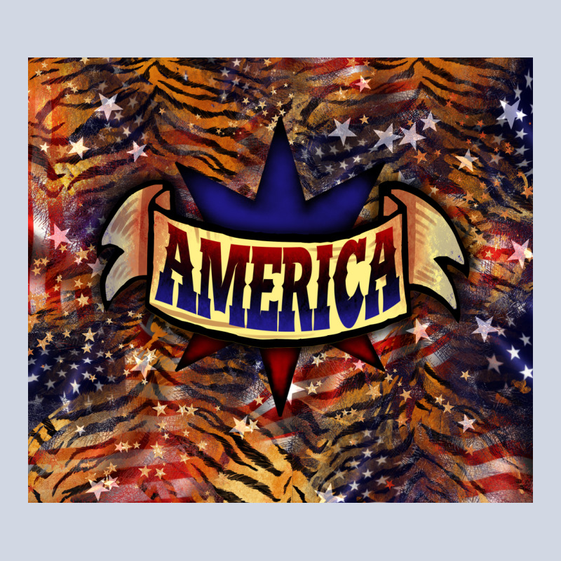 Tiger America Premium Sweatshirt by NancyCooperArtShop | Teevron