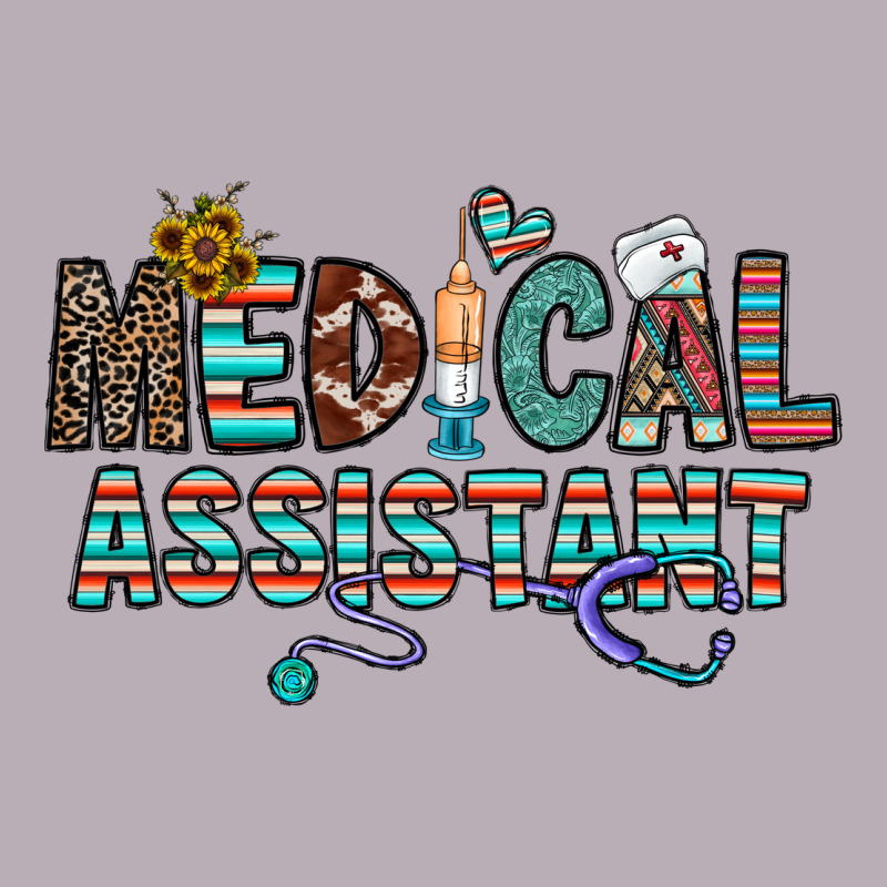 Medical Asistant Vintage Tee by CowhideDigitalArt | Teevron