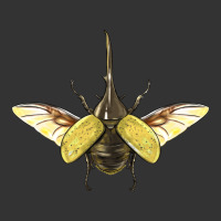 Hercules Beetle With Wings | Teevron