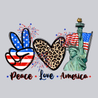 Peace Love America 4th Of July Heavyweight Sweatshirt | Teevron